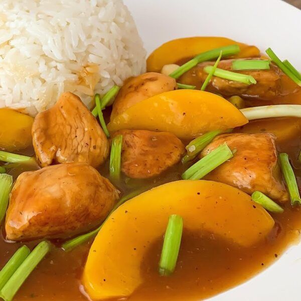 Filete de Pollo al Durazno