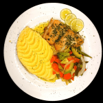 Pescado al ajillo